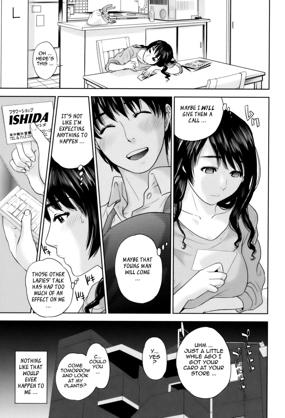 Hentai Manga Comic-It's The Florist,Oku-san!-Read-9